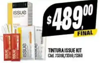 Supermercados Yaguar TINTURA ISSUE KIT oferta