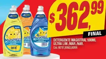 Supermercados Yaguar DETERGENTE MAGISTRAL 500ML oferta