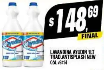 Supermercados Yaguar LAVANDINA AYUDIN 1LT TRAD.ANTISPLASH NEW oferta