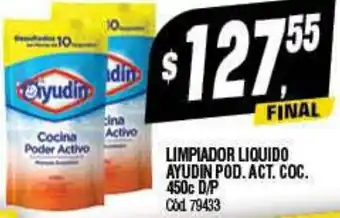 Supermercados Yaguar LIMPIADOR LIQUIDO AYUDIN POD.ACT. COC. 450c oferta