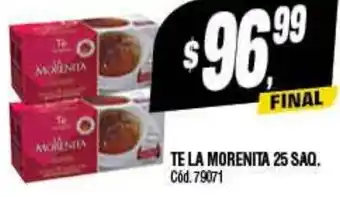 Supermercados Yaguar TE LA MORENITA 25 SAQ oferta