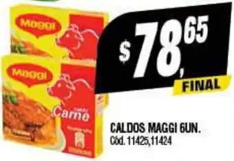 Supermercados Yaguar CALDOS MAGGI 6UN oferta