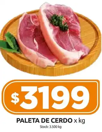 Cordiez PALETA DE CERDO x kg oferta