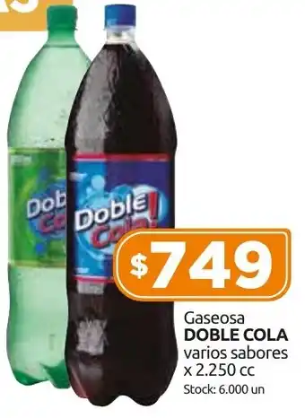 Cordiez Gaseosa DOBLE COLA varios sabores x 2.250cc oferta