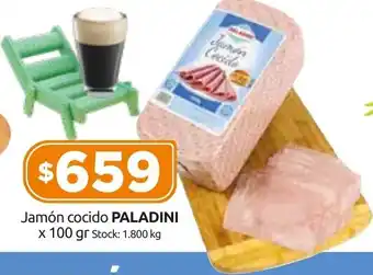 Cordiez Jamón cocido PALADINI x 100gr oferta