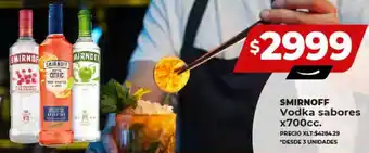 Supermayorista Vital SMIRNOFF Vodka sabores x700cc oferta