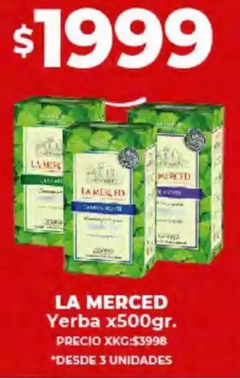 Supermayorista Vital LA MERCED Yerba x 500gr oferta