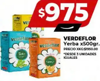 Supermayorista Vital VERDEFLOR Yerba x 500gr oferta