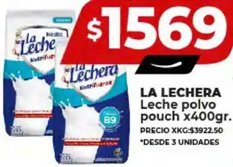 Supermayorista Vital LA LECHERA Leche polvo pouch x 400gr oferta