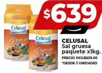 Supermayorista Vital CELUSAL Sal gruesa paquete x 1kg oferta