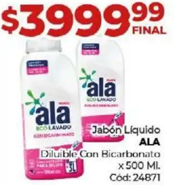 Diarco Jabón Liquido ALA Diluible Con Bicarbonato x 500ml oferta