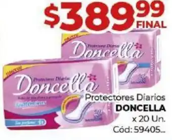 Diarco Protectores Diarios DONCELLA x 20 un oferta