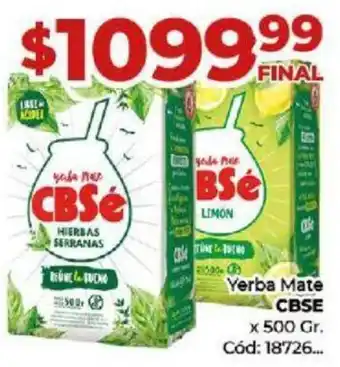 Diarco Yerba Mate CBSE x 500gr oferta