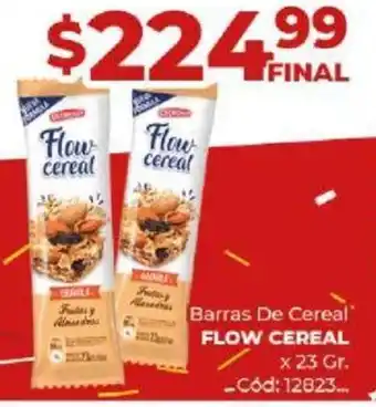 Diarco Barras De Cereal FLOW CEREAL x 23gr oferta