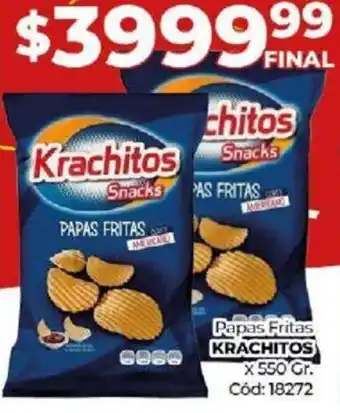 Diarco Papas Fritas KRACHITOS x 550gr oferta