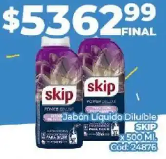 Diarco Jabón Líquido Diluible SKIP x 500ml oferta