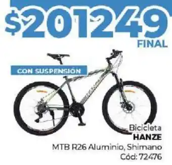 Diarco Bicicleta HANZE oferta