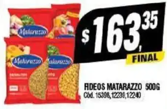 Supermercados Yaguar FIDEOS MATARAZZO 500G oferta