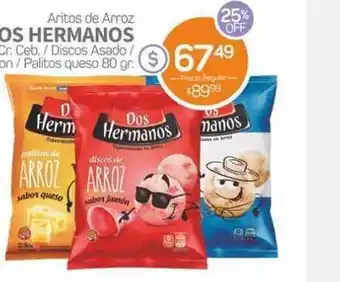 Alvear Dos Hermanos Aritos de Arroz 80gr oferta