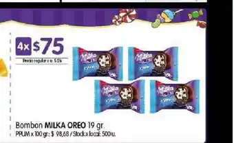 Disco Milka Oreo Bombon 19gr. oferta