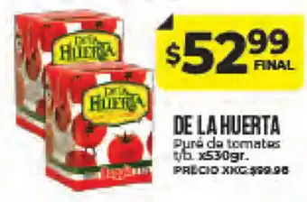 Supermayorista Vital De La Huerta Puré de Tomates 530 gr oferta