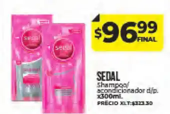 Supermayorista Vital Sedal Shampoo/Acondicionador 300 ml oferta