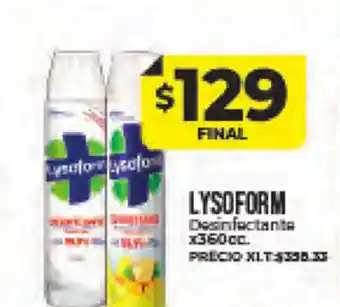 Supermayorista Vital Lysoform Desinfectante 360 cc oferta