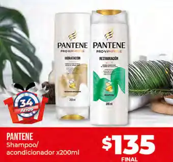 Supermayorista Vital Pantene Shampoo/Acondicionador 200ml oferta