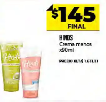 Supermayorista Vital Hinds Crema Manos 90ml oferta