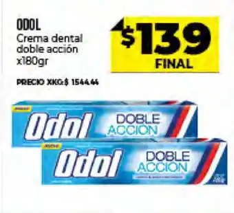 Supermayorista Vital Odol Crema Dental Doble Acción 180 gr oferta
