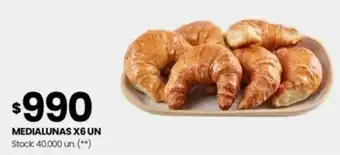 Changomas MEDIALUNAS X 6 UN oferta