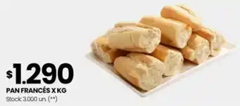Changomas PAN FRANCÉS X KG oferta