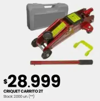 Changomas CRIQUET CARRITO 2T oferta