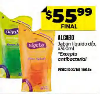 Supermayorista Vital Algabo Jabón Liquido 300 ml oferta
