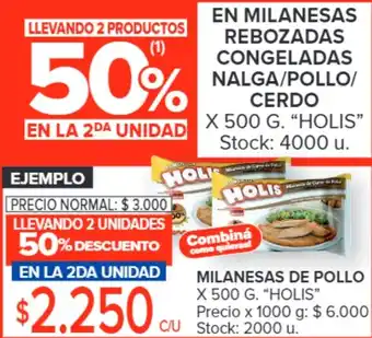 Carrefour MILANESAS DE POLLO X 500G oferta