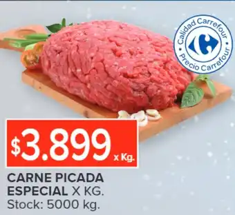 Carrefour CARNE PICADA ESPECIAL X KG oferta