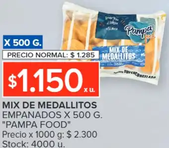Carrefour MIX DE MEDALLITOS EMPANADOS X 500G oferta