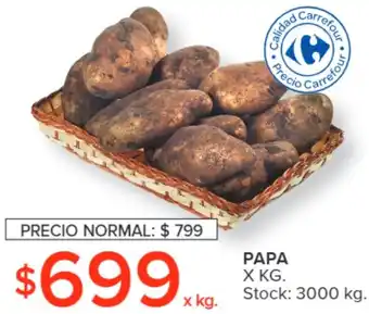 Carrefour PAPA X KG oferta
