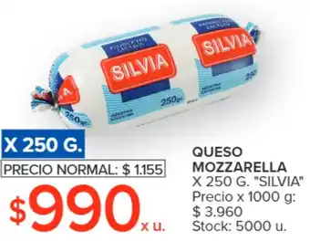 Carrefour QUESO MOZZARELLA X 250G oferta