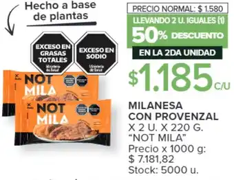 Carrefour MILANESA CON PROVENZAL X 2U X 220G oferta
