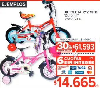 Carrefour BICICLETA R12 MTB oferta