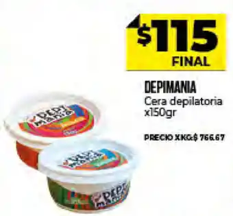 Supermayorista Vital Depimania Cera Depilatoria x 150 gr oferta