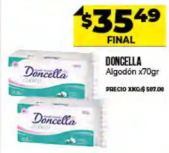 Supermayorista Vital Doncella Algodón x 70 gr oferta