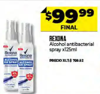 Supermayorista Vital Rexona Alcohol Antibacterial Spray x 125 ml oferta