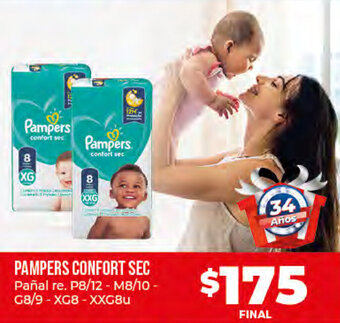 Supermayorista Vital Pampers Confort Sec oferta