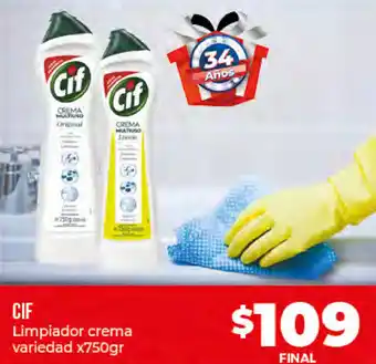 Supermayorista Vital Cif Limpiador Crema Variedad x 750 gr oferta