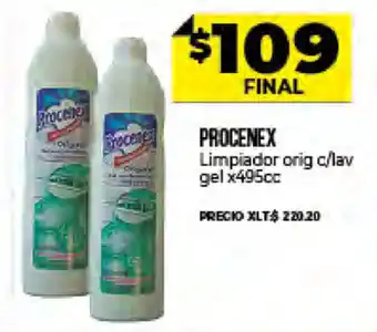 Supermayorista Vital Procenex Limpiador Orig C/Lav Gel x 495 cc oferta
