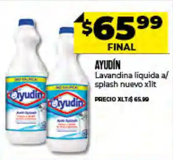 Supermayorista Vital Ayudín Lavandina Liquida a/ Splash Nuevo x 1lt oferta