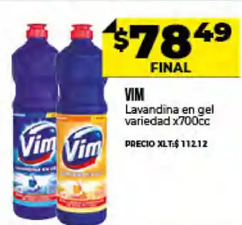 Supermayorista Vital Vim Lavandina en Gel Variedad x 700 cc oferta