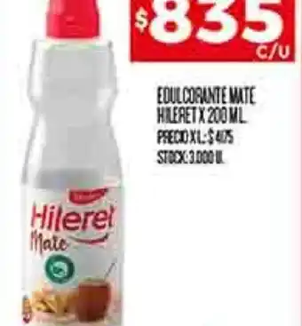 Supermercados DIA EDULCORANTE MATE HILERET X 200ML oferta